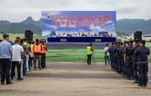 2019年铜仁市锰渣库突发环境事件应急联合演练