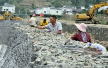 碧江区寨桂村山洪治理工程进展顺利