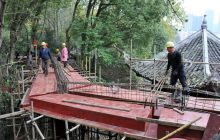 碧江区沿江跑道花果山段正有序推进