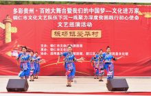 铜仁市文化文艺队伍到爱华村开展 “聚力深度贫困·践行初心使命”主题文艺巡演