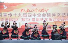 贵州省文艺巡演走进碧江区矮屯安置点