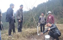 松桃县寨英镇水源村开展冬季果树管护技术培训