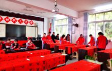 思南县学生义务写春联