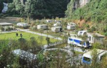 万山区长寿湖房车营地建成试营运