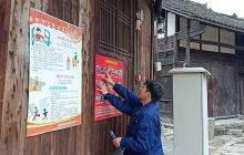 松桃县寨英镇多措并举开展冬季消防安全宣传