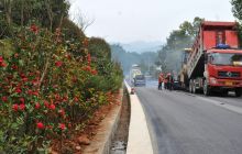 G354公路改扩建河西至坝黄段即将峻工