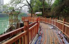 碧江区沿江步道建设向三江公园拓展