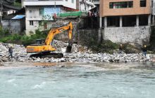 碧江区漾头镇危桥拆除重建中