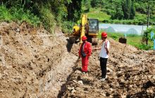 县县通燃气工程安装到了碧江区桐木坪乡