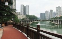 碧江区沿江步道紧锣密鼓抢开通