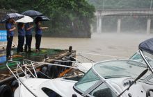 铜仁锦江河水猛涨 碧江安全防范有力