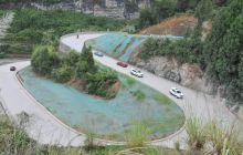 省道碧江灯塔至九龙洞段即将铺油