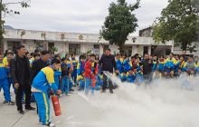 合兴镇中心完小开展消防逃生演练活动
