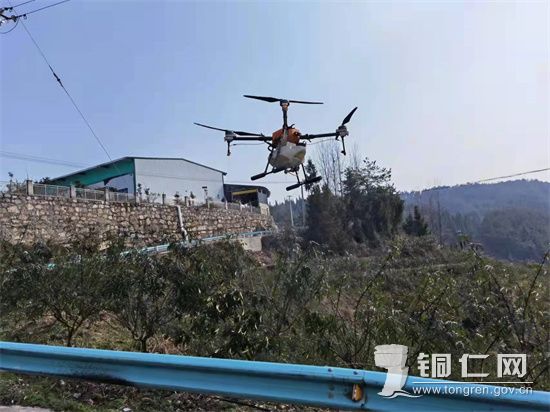 思南大坝场：“无人机”给力春耕生产