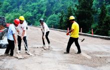 盘清公路改扩建碧江又一标段将开通