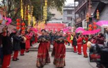 思南载歌载舞庆新年