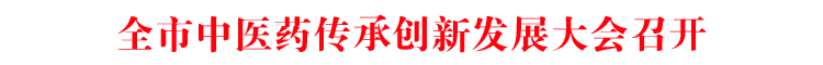 全市中医药传承创新发展大会召开