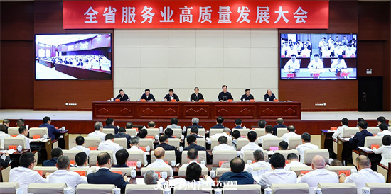 全省服务业高质量发展大会召开