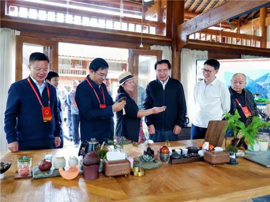 省十四届人大铜仁代表团代表集中视察乡村旅游及民宿产业发展