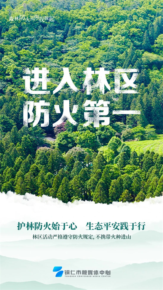 海报| 护林防火始于心  生态平安践于行
