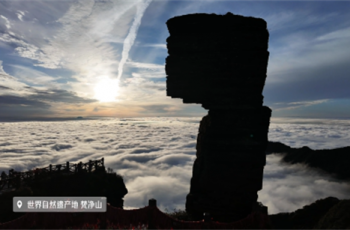 梵凈山：云海漫涌 繪就壯麗自然畫卷