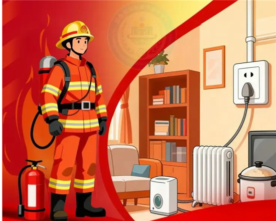 全國(guó)消防宣傳月海報(bào)來(lái)啦！全民消防、生命至上——安全用火用電