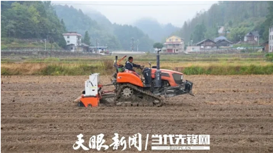 农机“给力”!思南16万亩油菜播种忙