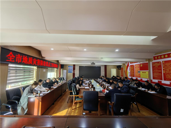 全市地質(zhì)災(zāi)害防治重點工作座談會召開