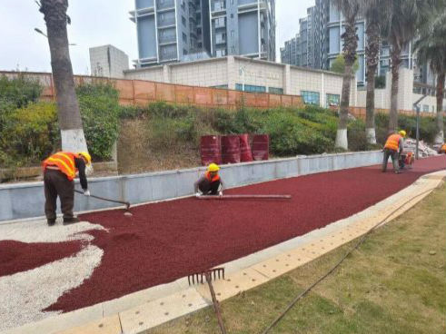 春节前开放！碧江海绵步道一标段冲刺收尾