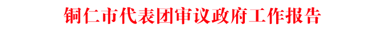 铜仁市代表团审议政府工作报告