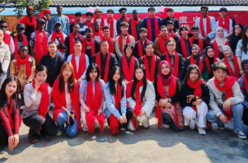 【网络中国节·春节】乌江学院留学生体验中国年