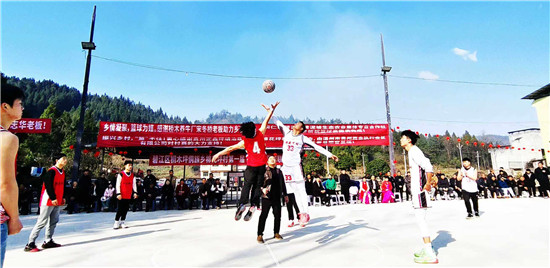 【新春走基层】碧江区桐木坪乡“迎春杯”篮球邀请赛开赛