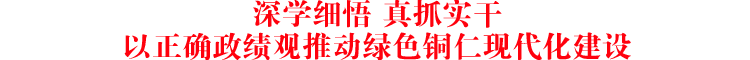 深学细悟 真抓实干 以正确政绩观推动绿色铜仁现代化建设——市委树立和践行正确政绩观学习教育读书班暨理论学习中心组集中研讨会综述
