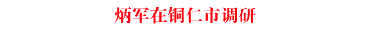李炳军在铜仁市调研