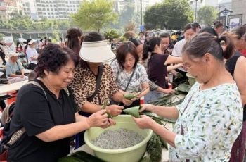 “粽”享欢乐！玉屏举办关爱新就业群体志愿服务活动