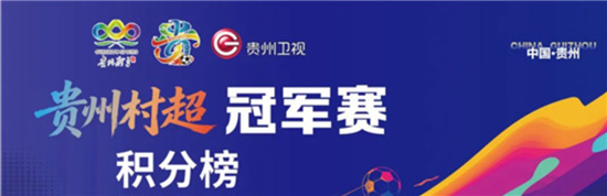 贵州村超冠军赛最新积分榜