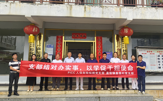 人保财险铜仁松桃支公司:开展结对共建 主题党日活动