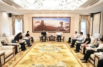 李作勋会见广东凯金新能源公司总裁仰韻霖一行