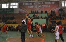 松桃新春城区机关职工篮球赛