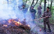 玉屏侗族自治县开展2013年度民兵军事训练和森林防火演练