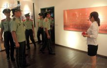 铜仁市武警支队在石阡举行革命传统教育