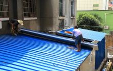 铁拳整治依法拆除违章搭建彩钢板建筑