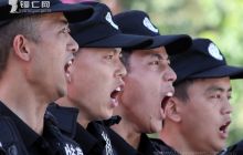 沿河军警技能演练庆“八一”