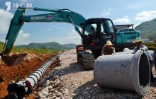 松桃盘石镇全速推进基础建设步伐