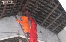 松桃消防“寺庙杀蜂”解忧