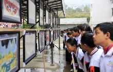 石阡汤山中学举办建府六百周年“特色汤中”书画作品展