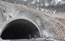 沿德高速安家田隧道掘进45米