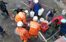 冬季水源短缺 贵州印江山区群众饮水难