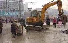 松桃县城天然气供气工程建设如火如荼