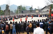 松桃世昌乡举行新春农村篮球运动会